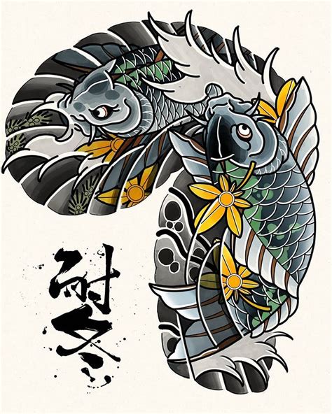 刺青鯉魚頭朝下|刺鯉魚的傳統智慧